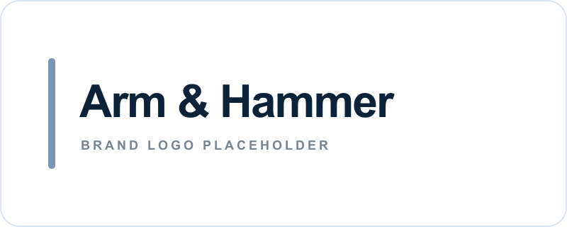 Arm & Hammer logo placeholder