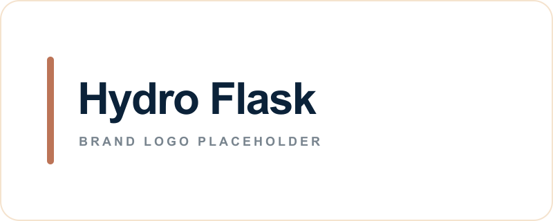 Hydro Flask logo placeholder